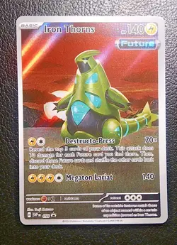 Pokémon  TCG, 2024 Scarlet And Violet Promo Iron Thorns 098 Illustration Rare - Image 2