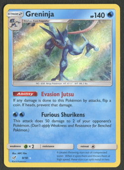 Pokemon TCG: Greninja 9/18 Detective Pikachu Holo - Image 3