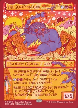 1x The Scorpion God - Foil NM-Mint, English Secret Lair MTG Magic - Image 2