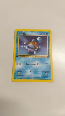 Pokemon TCG Card - Squirtle - 1st Edition German - 68/82 Team Rocket - Image 3