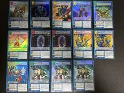 Digimon Card Old Game Set Of 14 Cards Japan - Image 1