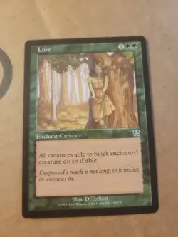 Lure (258) Mercadian Masques MTG Magic the Gathering Green Uncommon Aura LP - Image 1