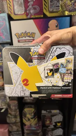 Pokemon TCG Celebration 25th Anniversary Collector’s Chest Lunch Box Tin Sealed - Image 2