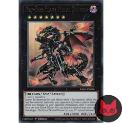 Yugioh Red-Eyes Flare Metal Dragon RA01-EN038 Ultra Rare 1st Edition NM - Image 1