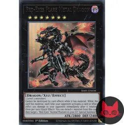 Yugioh Red-Eyes Flare Metal Dragon RA01-EN038 Ultra Rare 1st Edition NM - Image 3