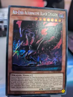 YuGiOh! Red-Eyes Alternative Black Dragon TN19-EN005 Secret Rare - Image 2