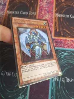 Yu-Gi-Oh! TCG Celestia, Lightsworn Angel GLD4-EN025 Limited Gold Rare Near Mint - Image 6