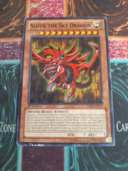 Yu-Gi-Oh! Slifer the Sky Dragon BP02-EN127 Shatterfoil 1st Edition MP - Image 1