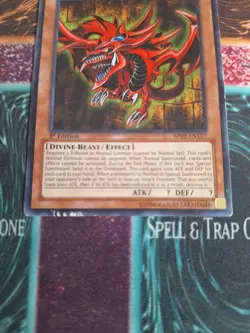 Yu-Gi-Oh! Slifer the Sky Dragon BP02-EN127 Shatterfoil 1st Edition MP - Image 3