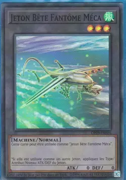 Yu-Gi-Oh! Dracossack Meca Ghost Beast Token OP09-FR026 OTS 9 Super Rare NEW!! - Image 1