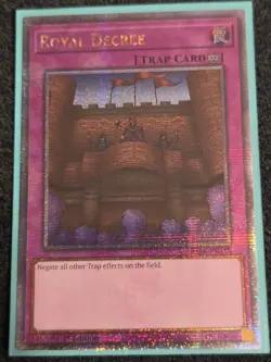 Yu-Gi-Oh! Royal Decree #RA04-EN113 Quarter Century Secret Rare 1st Ed (NM) - Image 1