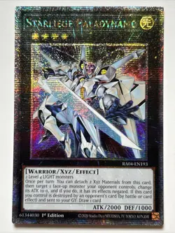 Yugioh! 1x Starliege Paladynamo RA04-EN193 Quarter Century Secret Rare 1st Ed NM - Image 4