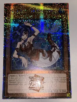 Mermail Abysslinde 1st Edition Quarter Century Secret Rare RA04-EN011 Yu-Gi-Oh - Image 3