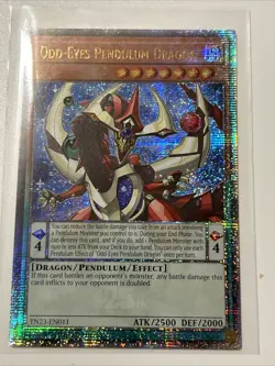 Yugioh Odd-Eyes Pendulum Dragon Quarter Century Rare TN23-EN011 - Image 3