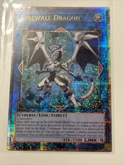 Yugioh Firewall Dragon Quarter Century Rare TN23-EN008 Near Mint (5) - Image 1