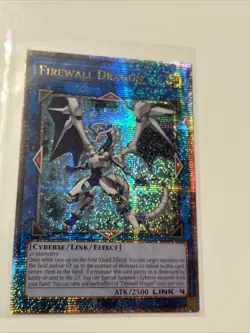 Yugioh Firewall Dragon Quarter Century Rare TN23-EN008 Near Mint (5) - Image 5
