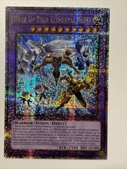 WAKE UP YOUR ELEMENTAL HERO QUARTER CENTURY SECRET RARE MP24-EN018 YUGIOH! (T) - Image 4
