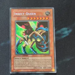 Yu-Gi-Oh Insect Queen Secret Rare Card CT1-EN005 Limited Edition - Image 1
