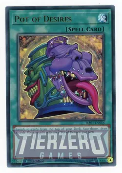 Yugioh RA01-EN056 Pot of Desires Ultra Rare 1st Edition NM/LP - Image 1