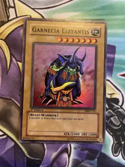 Yu-Gi-Oh! Garnecia Elefantis Metal Raiders MRD-125 1st ed Vintage Super LP/MP - Image 6