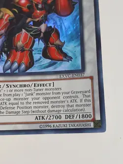 YuGiOh! Junk Berserker EXVC-EN037 1st Edition Secret Rare - Image 11