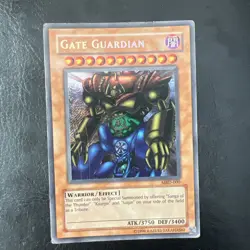 Yugioh Gate Guardian MRD-000 Secret Rare  Original Print - Image 3
