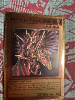 Yugioh Breaker The Magical Warrior GOLD ULTIMATE Waifu Card Girl Holo Anime YCS - Image 2