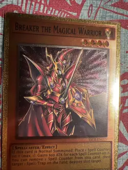 Yugioh Breaker The Magical Warrior GOLD ULTIMATE Waifu Card Girl Holo Anime YCS - Image 3