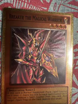 Yugioh Breaker The Magical Warrior GOLD ULTIMATE Waifu Card Girl Holo Anime YCS - Image 8