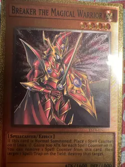 Yugioh Breaker The Magical Warrior GOLD ULTIMATE Waifu Card Girl Holo Anime YCS - Image 9