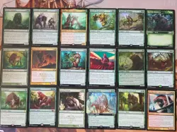 MTG EDH Custom Commander Deck: Slinza, The Spiked Stampede - RG Beasts - Image 4