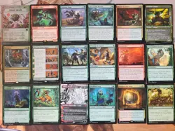 MTG EDH Custom Commander Deck: Slinza, The Spiked Stampede - RG Beasts - Image 9