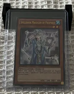 Spellbook Magician of Prophecy REDU-EN015 Ultimate Rare Holo 1st Edition Yugioh - Image 1