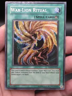 Super War-Lion & War-Lion Ritual SECRET Rare PP02-EN001 PP02-EN002 YUGIOH MP VLP - Image 11