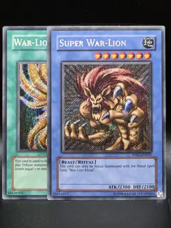 Super War-Lion & War-Lion Ritual SECRET Rare PP02-EN001 PP02-EN002 YUGIOH MP VLP - Image 19