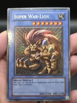 Super War-Lion & War-Lion Ritual SECRET Rare PP02-EN001 PP02-EN002 YUGIOH MP VLP - Image 2