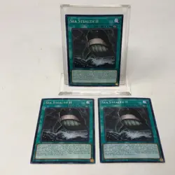 (3) YuGiOh! SEA STEALTH II: LED9-EN021 RARE 1st Edition LP - Image 1