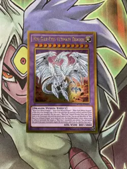 MVP1-ENG01 Neo Blue-Eyes Ultimate Dragon Gold Rare UNL Edition NM Yugioh Card - Image 1