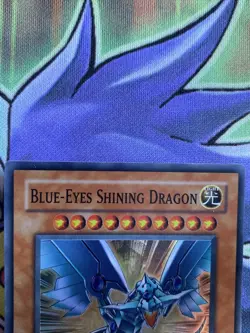 MOV-EN001 Blue-Eyes Shining Dragon Super Rare  NM Yugioh Card - Image 2