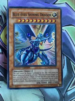 MOV-EN001 Blue-Eyes Shining Dragon Super Rare  NM Yugioh Card - Image 5