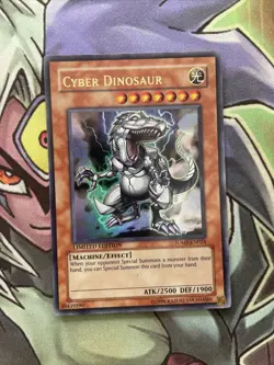 JUMP-EN024 Cyber Dinosaur Ultra Rare Limited Edition NM Yugioh Card - Image 3