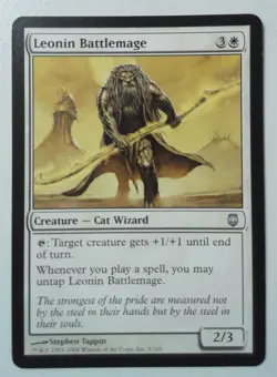Leonin Battlemage *Uncommon* Magic MtG x1 Darksteel MP - Image 3