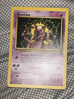 Mewtwo 14/53 Wotc Promo Rare Pokemon Card Black Star Promo - Image 4