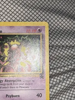 Mewtwo 14/53 Wotc Promo Rare Pokemon Card Black Star Promo - Image 6