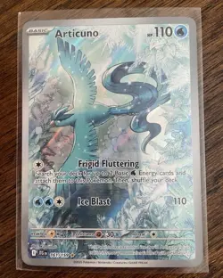 PokÃ©mon TCG Journey Together Articuno IR 161/159 English Full Art Card NM - Image 1