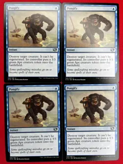MTG 4X Pongify X4 Commander 2014 Magic - NM - Image 1