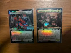 Banon Auron - Extended Art FOIL - Final Fantasy Rare 2 Card Set NM - Image 2