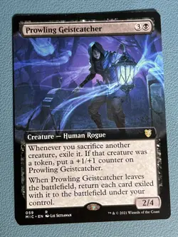 MTG Prowling Geistcatcher (Extended Art) Innistrad MID NM - Image 2