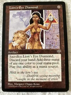 Magic the Gathering MTG - Mirage - Lion's Eye Diamond - Rare - Near Mint - Image 2
