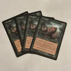 MTG Werebear x4 Odyssey ODY Playset Magic the Gathering 4x Play Set Old Border - Image 4
